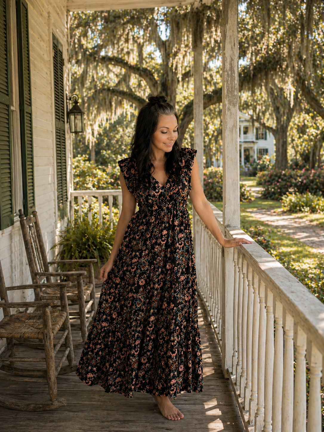 Willow Grace Floral Maxi Dress