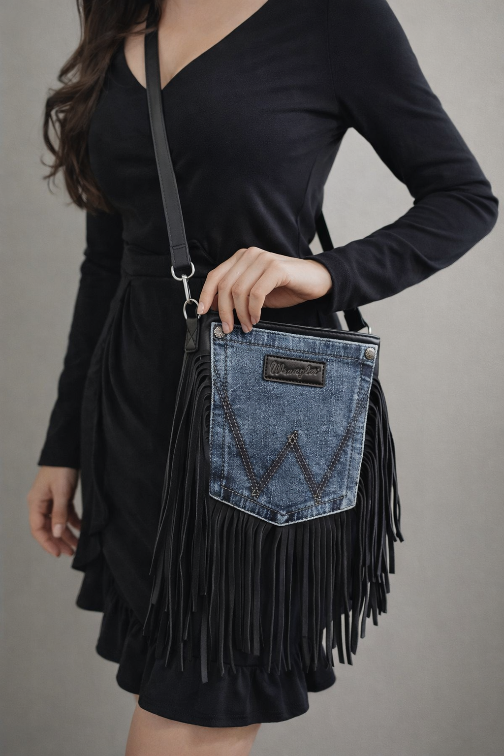 Blue Jean Wrangler Crossbody