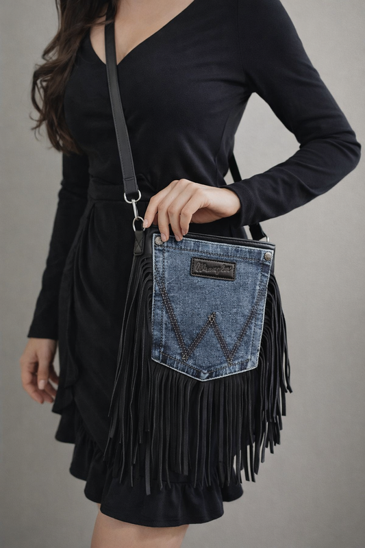 Blue Jean Wrangler Crossbody